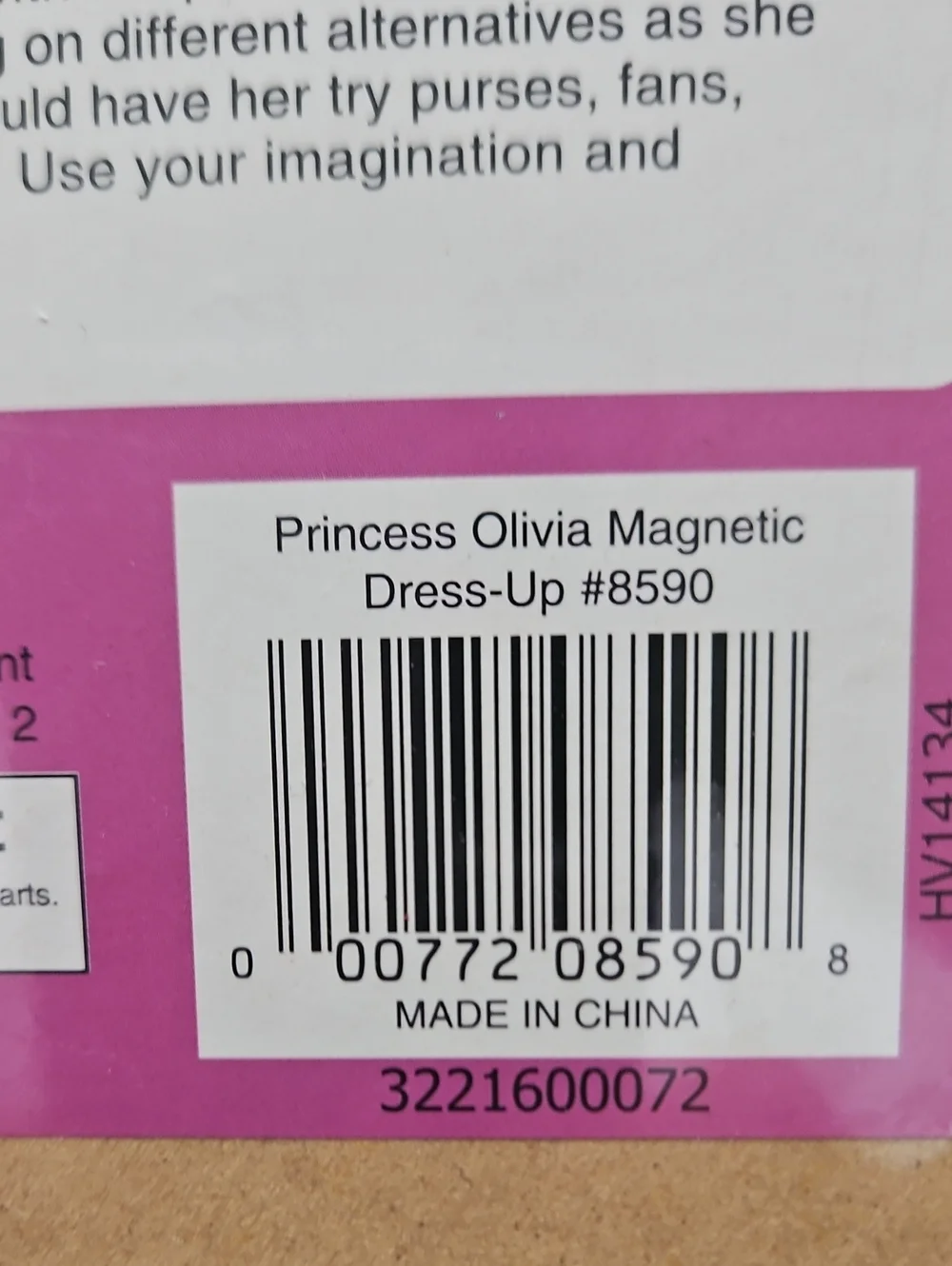 Melissa & Doug Princess Olivia Magnetic Dress-Up Toy - Pink